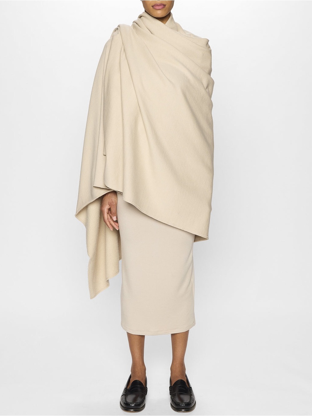 NWOT Bleusalt Oatmeal Heather ‘The Luxe Wrap’